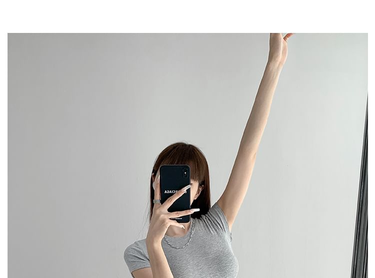 Shira - Gerolde katoenen shorts in 5 kleuren