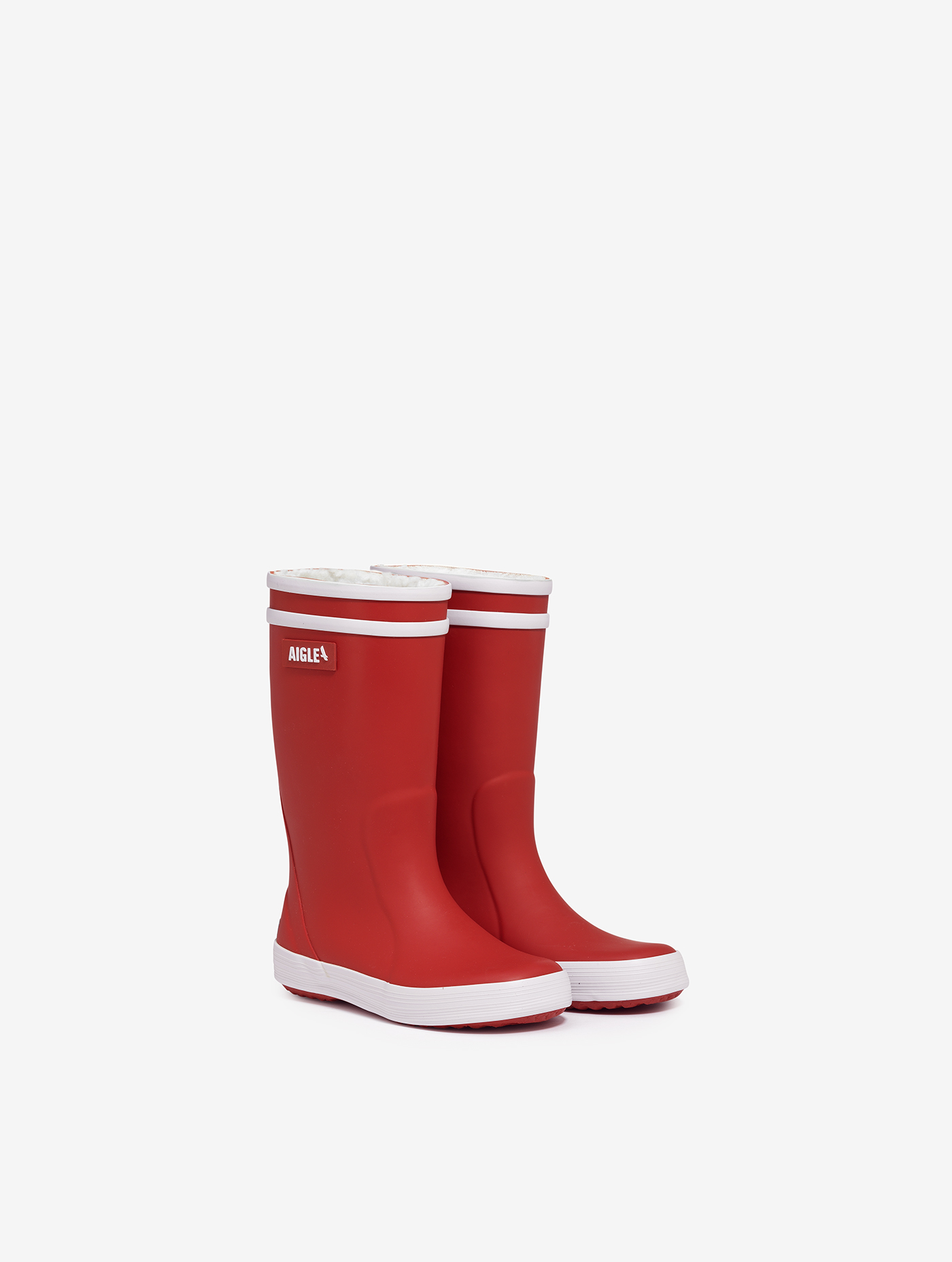 L'iconique botte enfant fourrée ROUGE