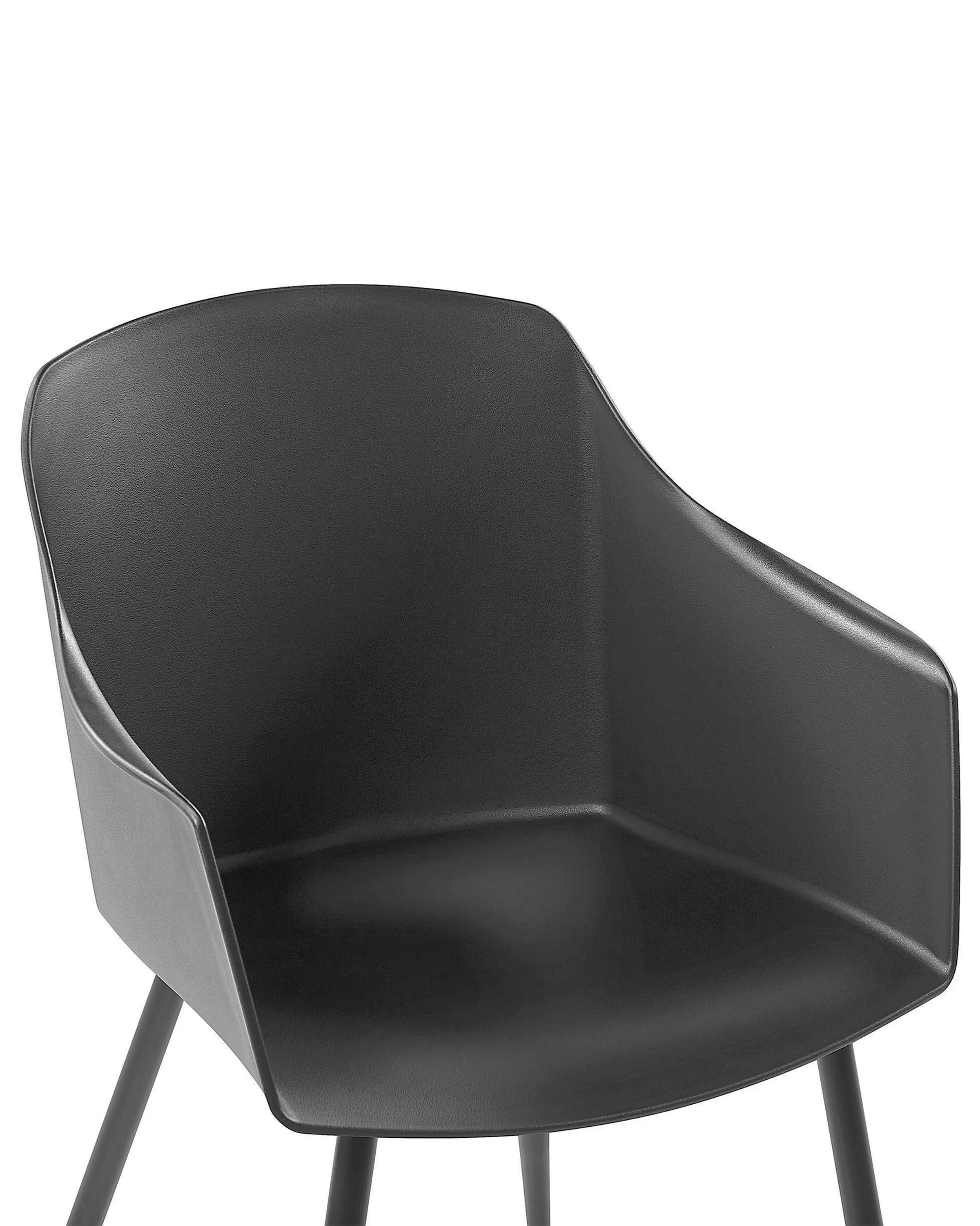 Set van 2 eetkamerstoelen FONDA Zwart