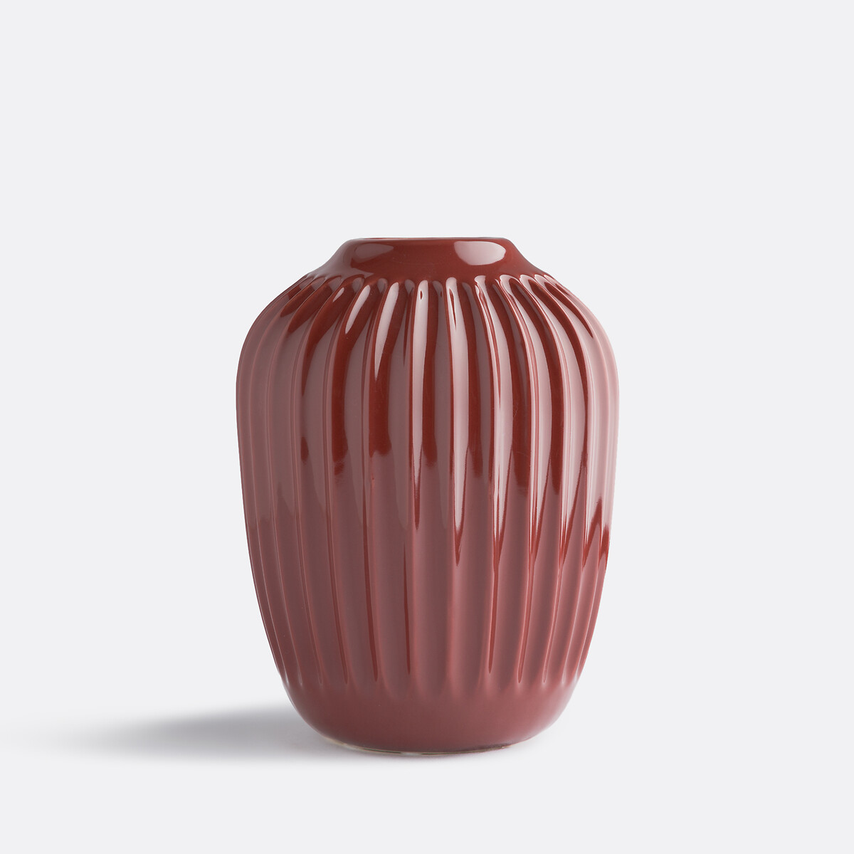 LA REDOUTE INTERIEURS<br>Vaso de cerâmica Generfde Alt.21 cm Estria