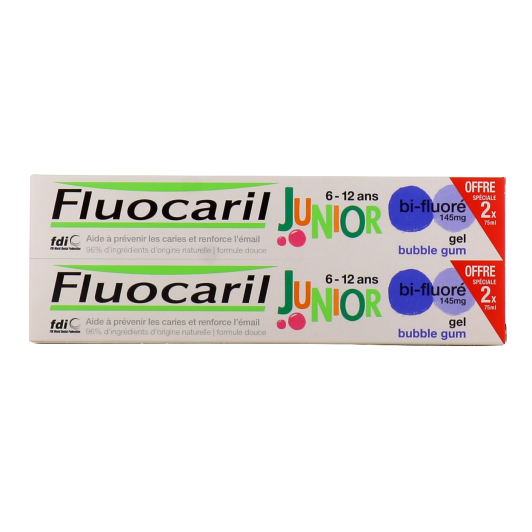 Dentifrice bi-fluoré Junior 6-12 ans Fluocaril