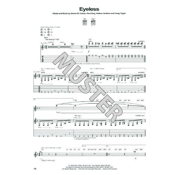 Hal Leonard Slipknot