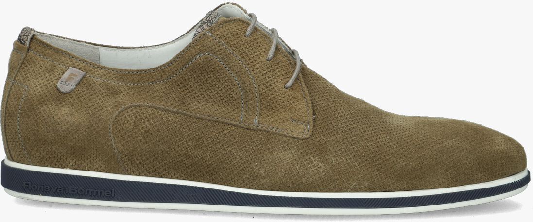FLORIS VAN BOMMEL taupe floris van bommel veterschoenen sfm-30220