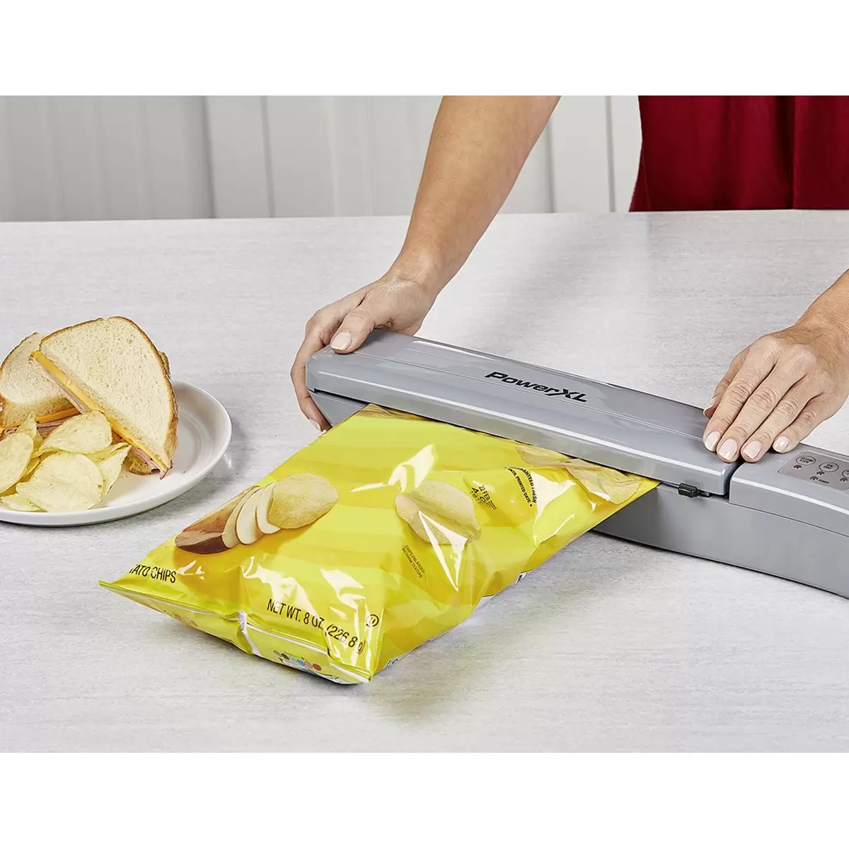 Vakuumiergerät 6in1 Power XL Duo NutriSealer Hellgrau