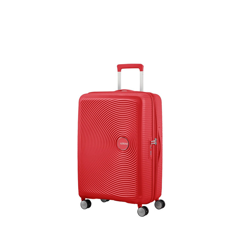 Valise rigide Soundbox Extensible 67 cm Coral red
