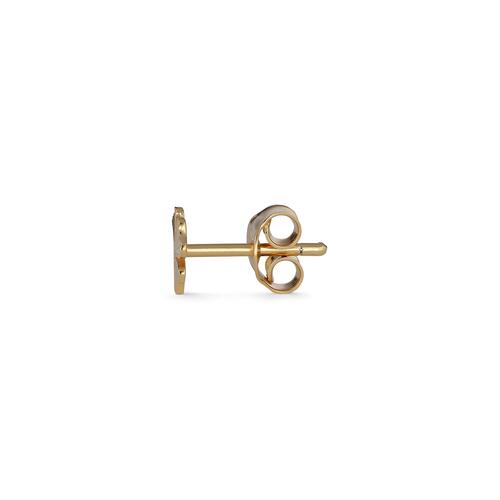 Jane Kønig  Reflection Stud Clover ørering - Forgyldt
