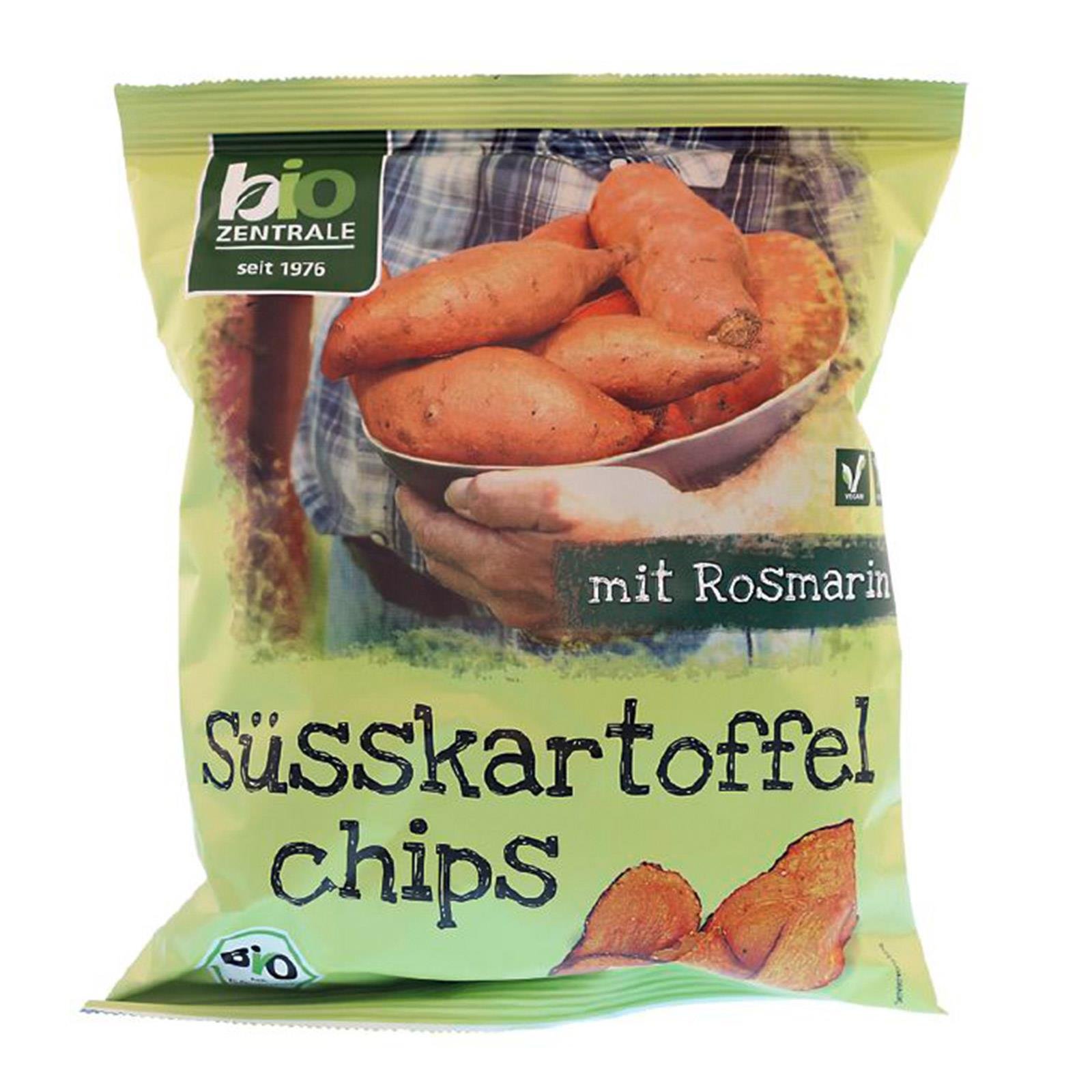 Biozentrale Süsskartoffel Chips Rosmarin