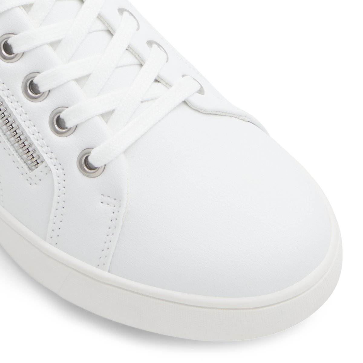 SOLEMATE-Monoun-Baskets - Talon plat - Blanc