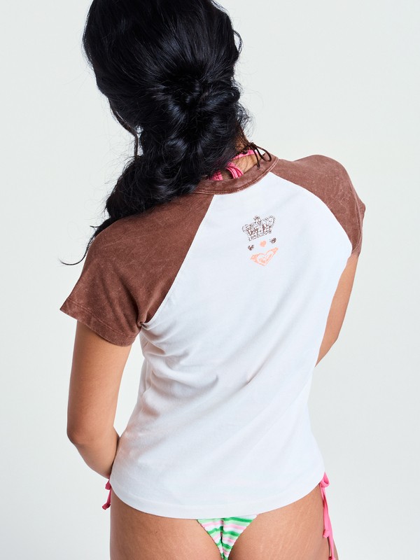 Roxy X Juicy Couture T-Shirt à manches courtes Blanc Femme