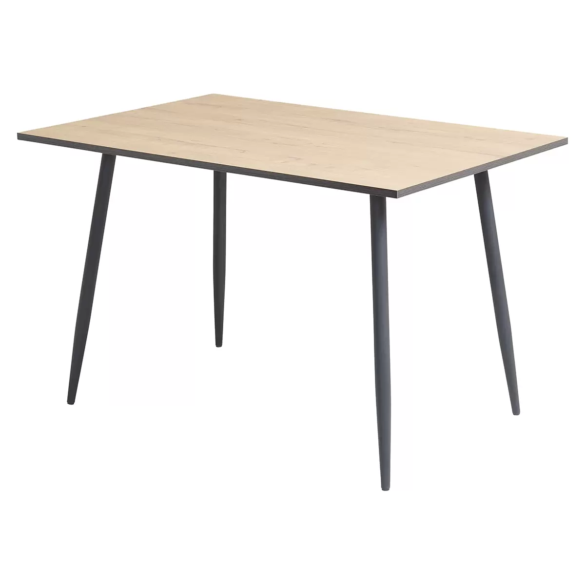 Esstisch Tom 120 Best Price hellbraun,schwarz