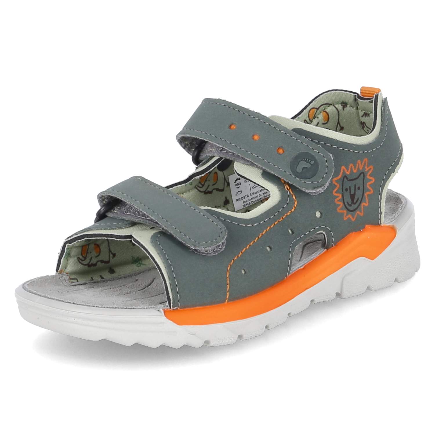 Ricosta Sandalen SURF - salbei/avocado