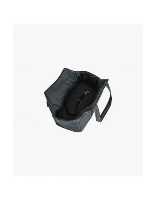 Pet & Co. Honden Draagtas Lucky - Hondenautoaccessoire - 46x35x24 cm Donkergrijs