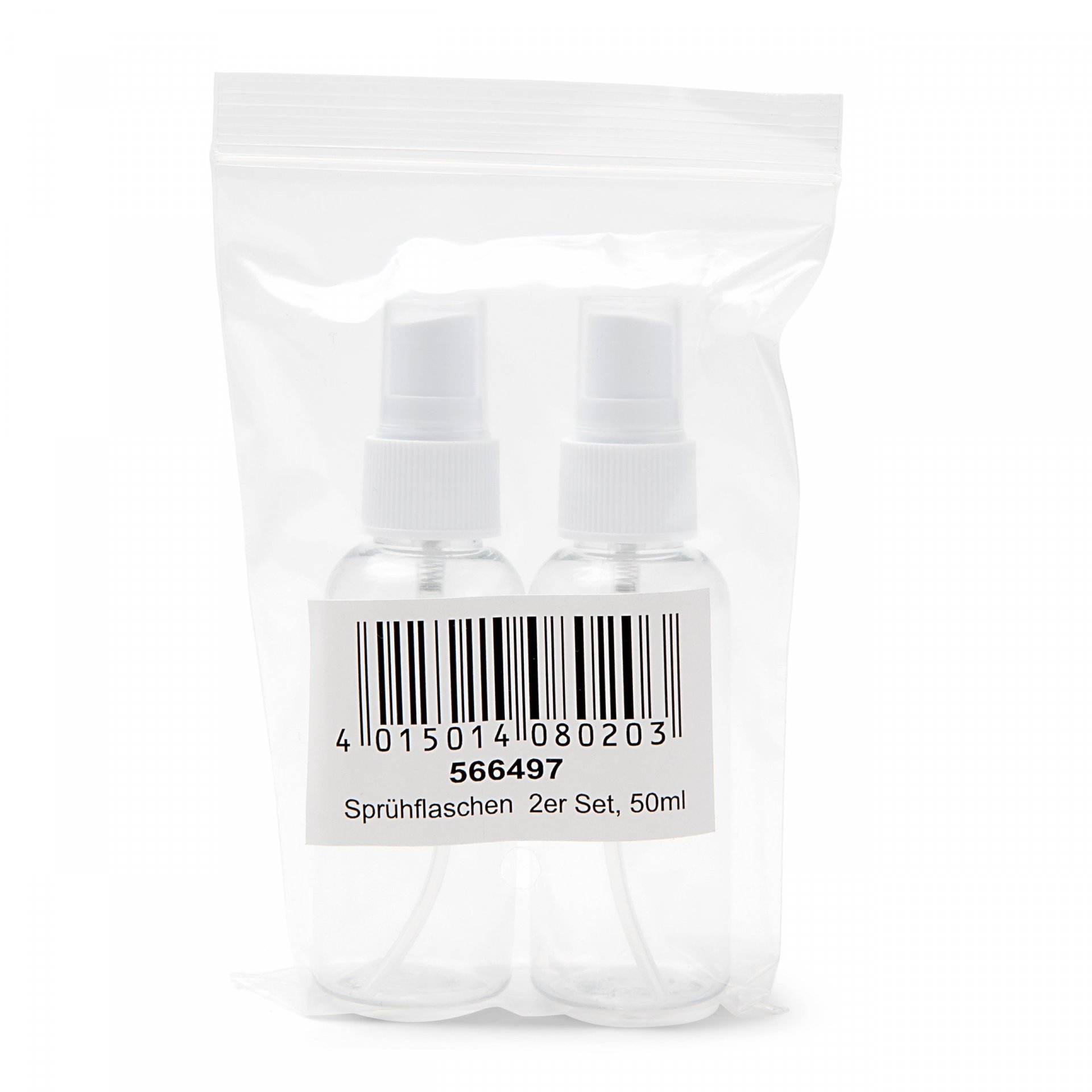 Rundflasche Kunststoff mit Sprühkopf, Set