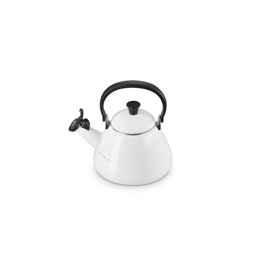 Le Creuset Kone Fløjtekedel, White, 1,6 L
