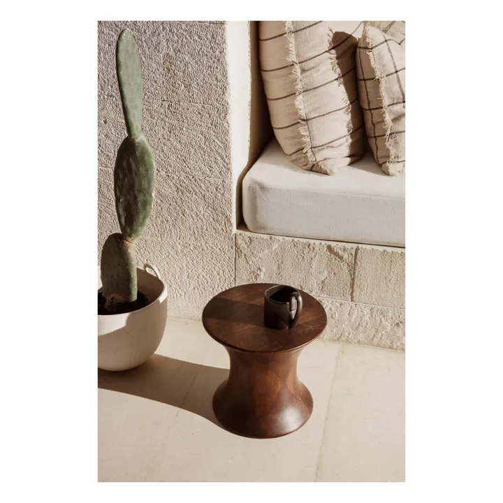 Ferm Living Tabouret Spin en bois FSC | Brun