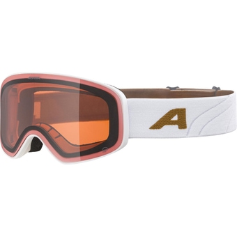 Alpina Ladis Q Ski-/Snowboardbrille White Gold Matt