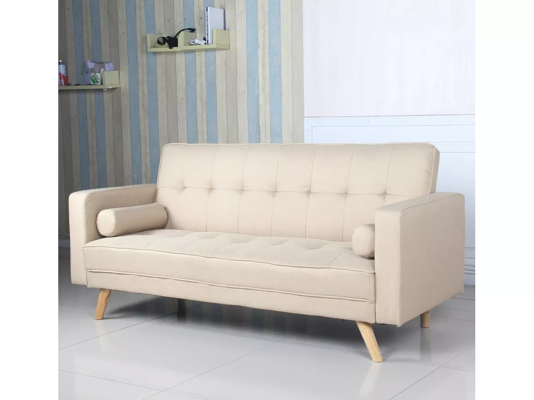 Canapé Convertible 3 Places Scandinave 
