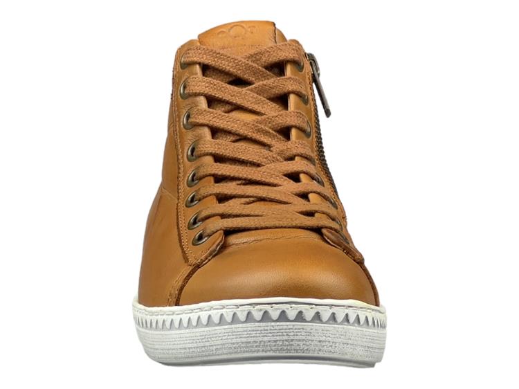 AQA Shoes A8411 velvet cognac