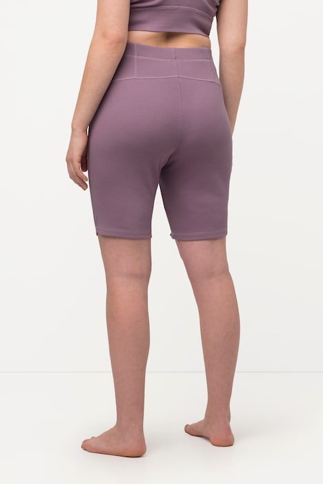 Yoga-Radler, Rippjersey, Slim, Biobaumwolle