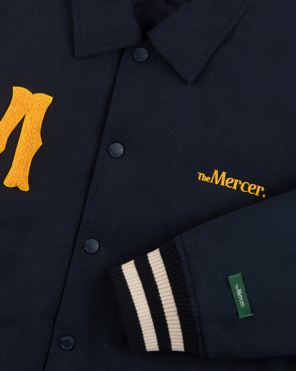 Mercer Amsterdam The Varsity Polo Donkerblauw Jas