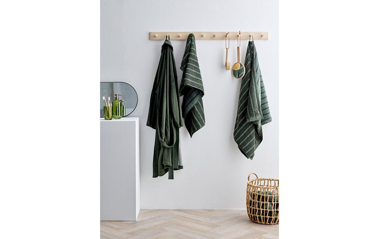 Bademantel S/M DunkelgrünKlassischer Morgenmantel