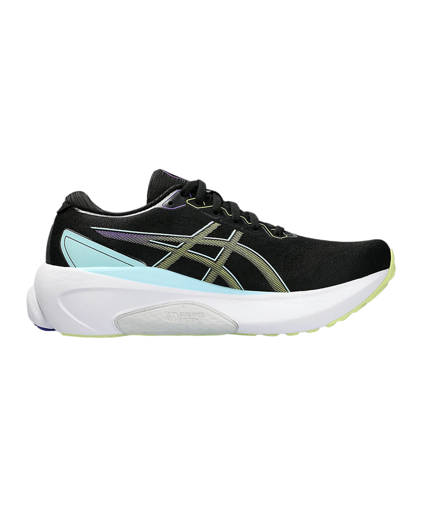 Asics Gel-Kayano 30 Damen Schwarz Gelb F003