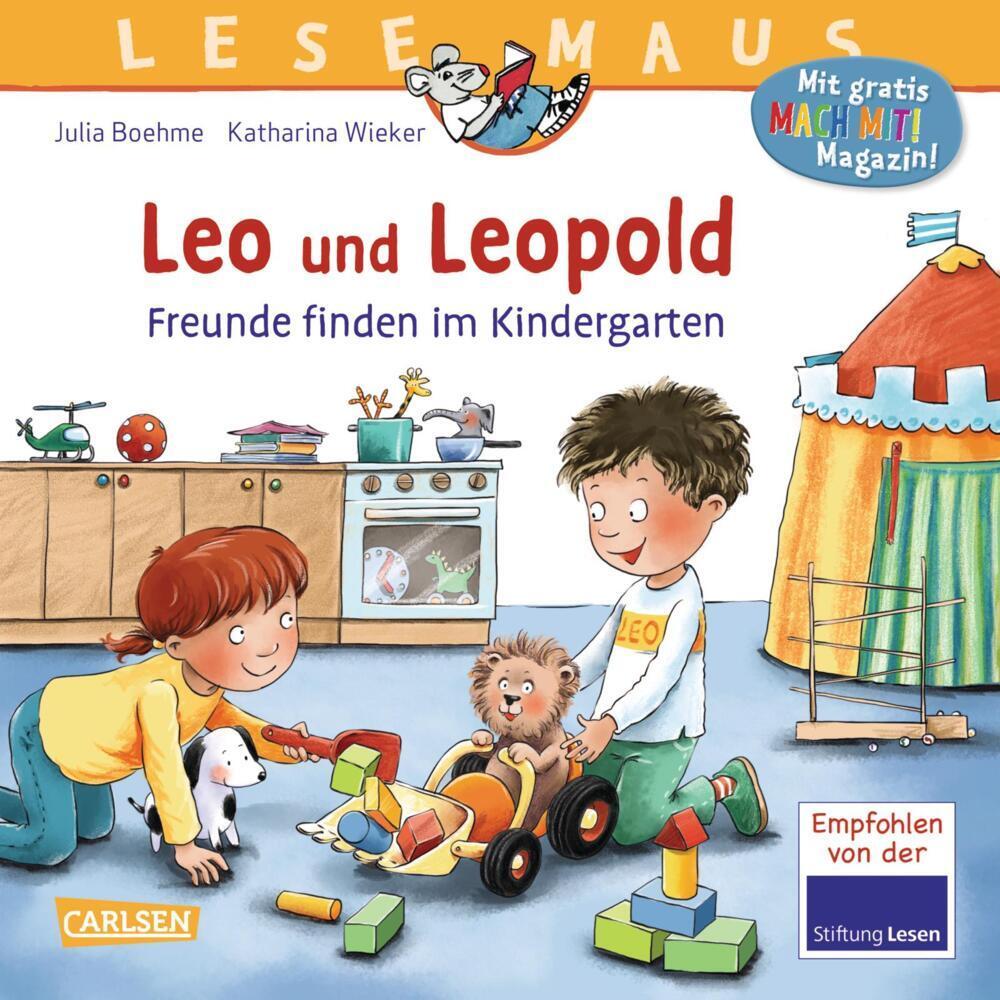 Leo und Leopold - Freunde finden im Kindergarten / Lesemaus Bd.194