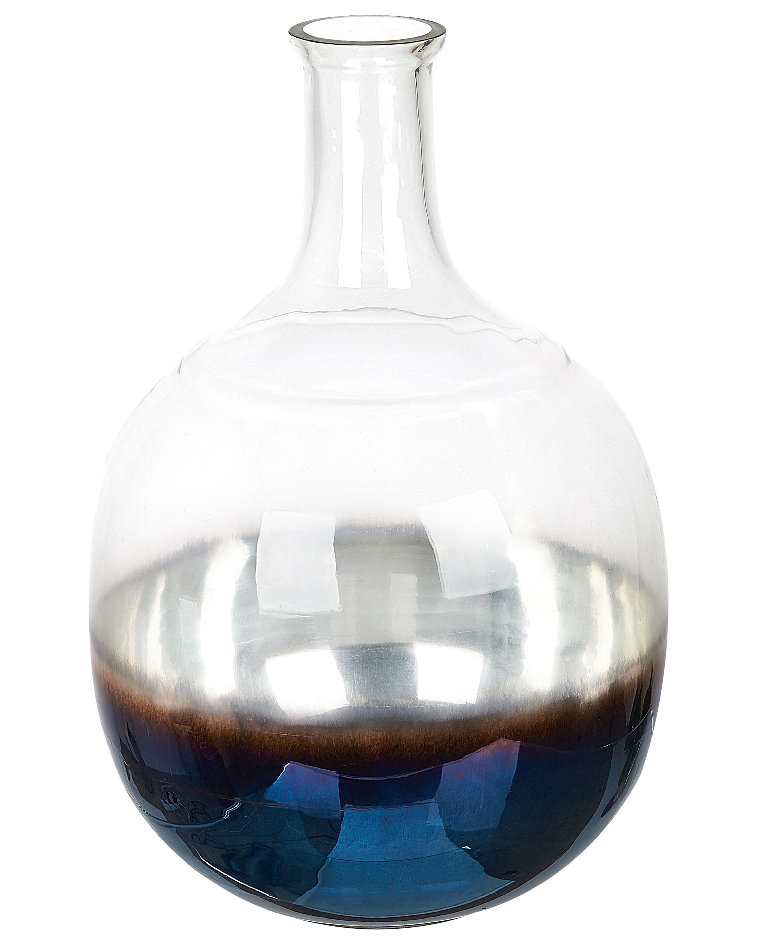 Bloemenvaas RAZALA Glas 34 cm Meerkleurig