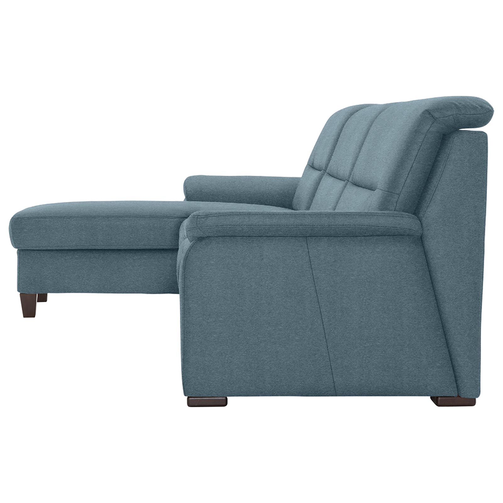 polsterpower Ecksofa - Belle ice - Basismodell - Recamiere links