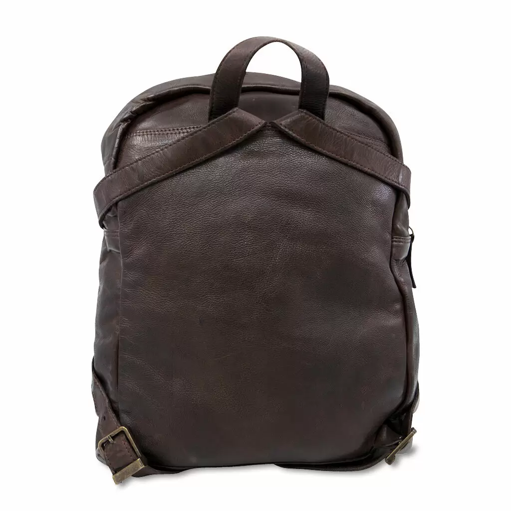 Zubehör - Rucksack Rucksack Leder dunkelbraun