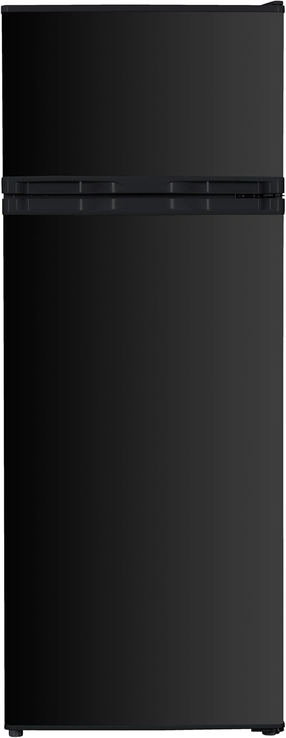 PKM GK255DB Kühl-Gefrier-Kombination | 206 L Nutzinhalt | 143 cm Höhe| Schwarz| 4* Gefrierfach | Wechselbarer Türanschlag | 40 dB