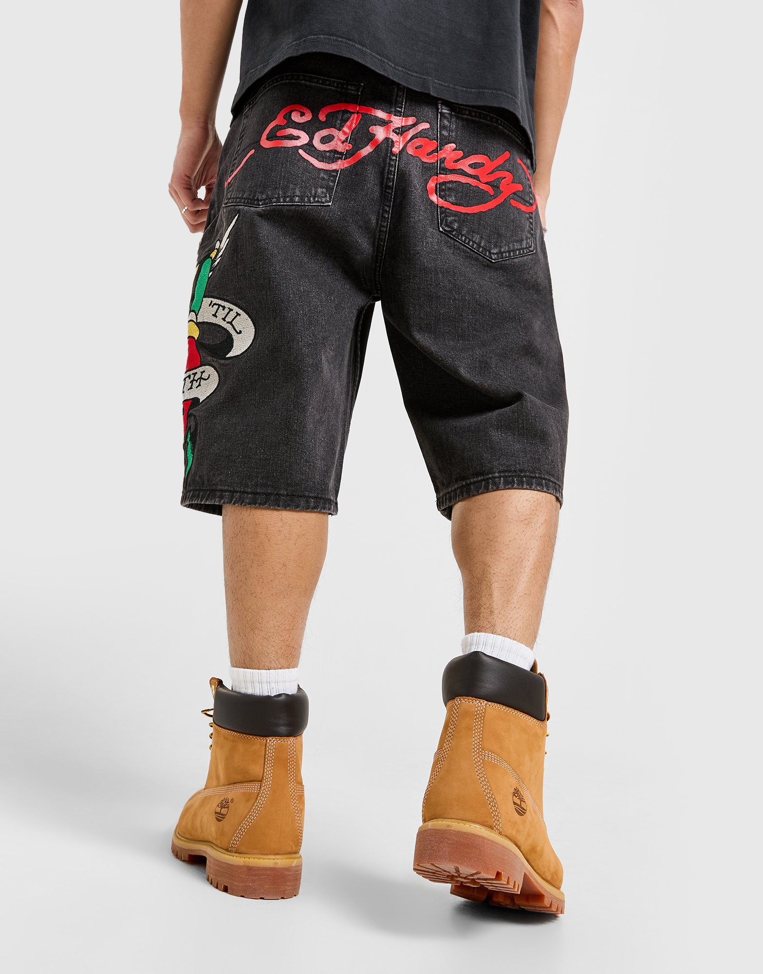 Ed Hardy Short Denim Homme