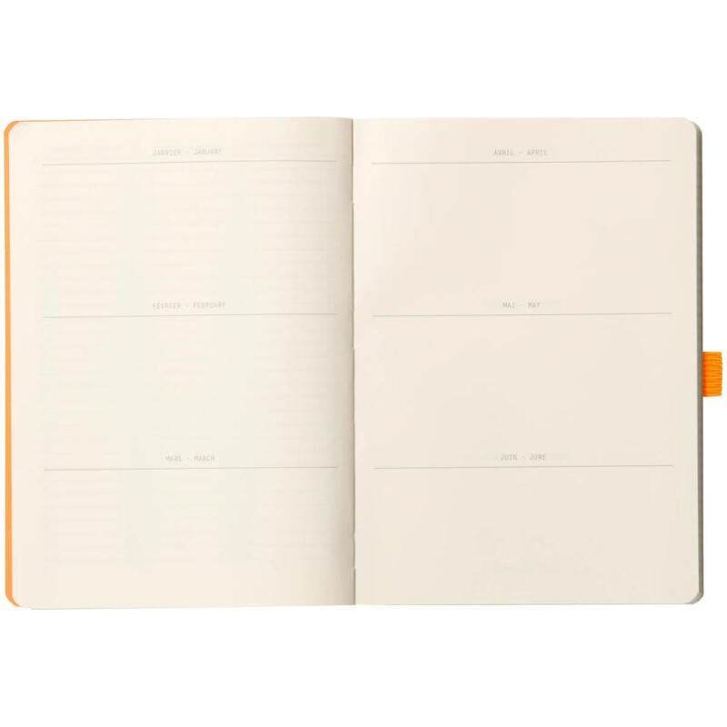 Rhodiarama Goalbook souple A5 240 pages petits carreaux 5 x 5 papier ivoire 90g