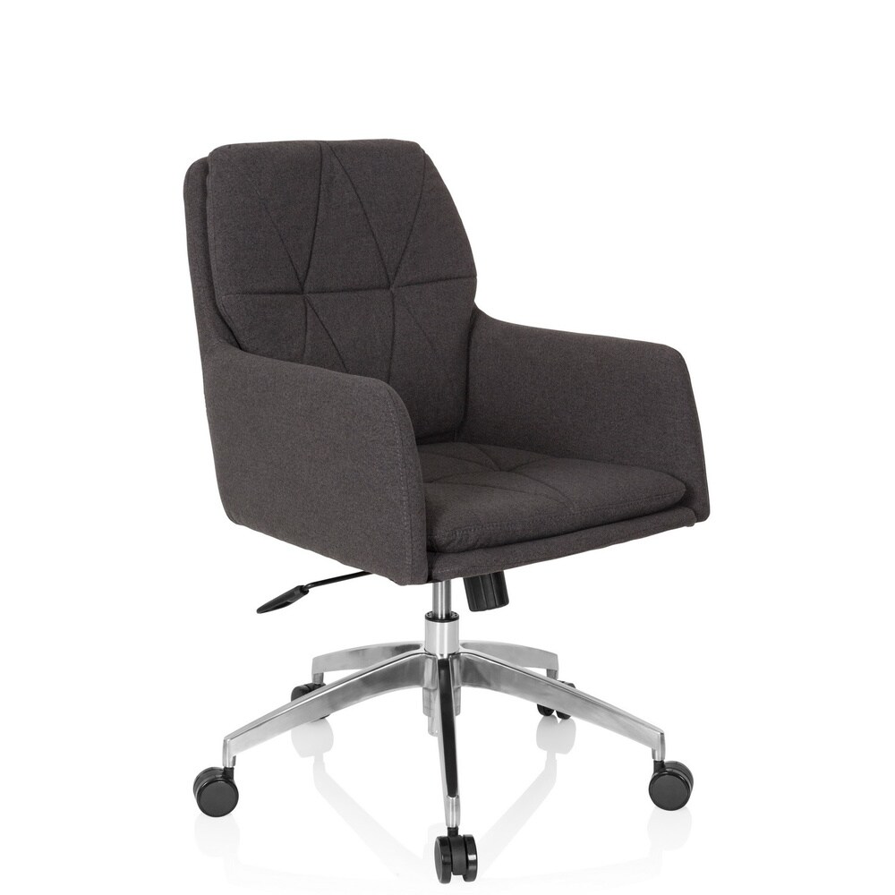 Home Office Bürostuhl SHAKE 350 Stoff mit Armlehnen hjh OFFICE