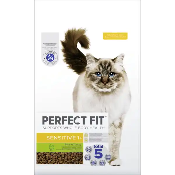 Katze Trockenfutter Sensitive 1+ mit Truthahn