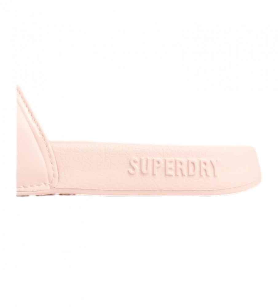 Superdry Chanclas de piscina Code Core rosa