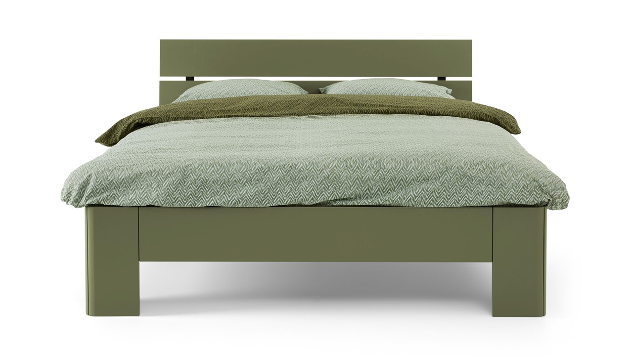Bed Fresh met hoofdbord rietgroen