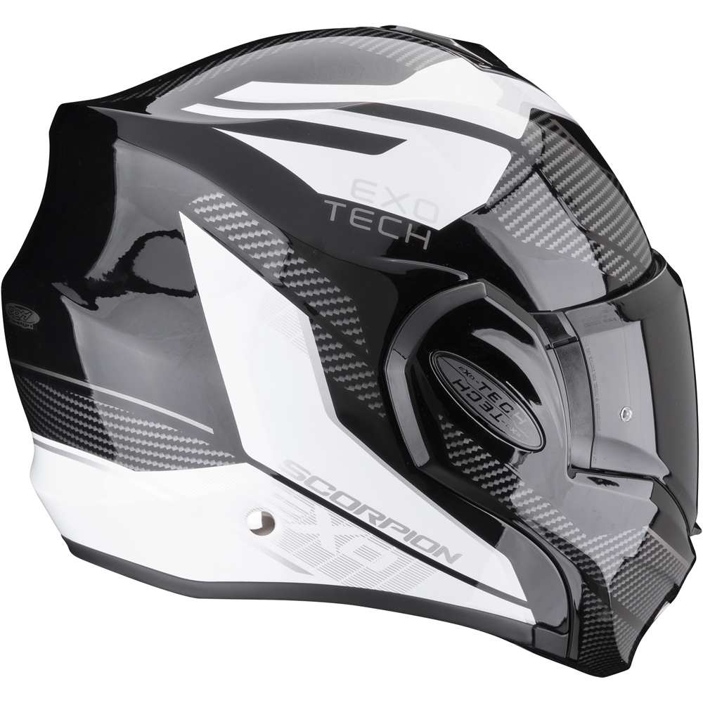 Scorpion - Casque Exo-Tech Evo Animo Noir / Blanc