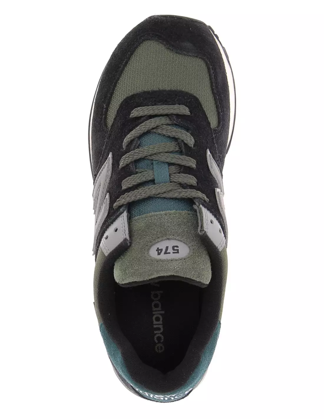 NEW BALANCE 574 - Baskets Marinekaki