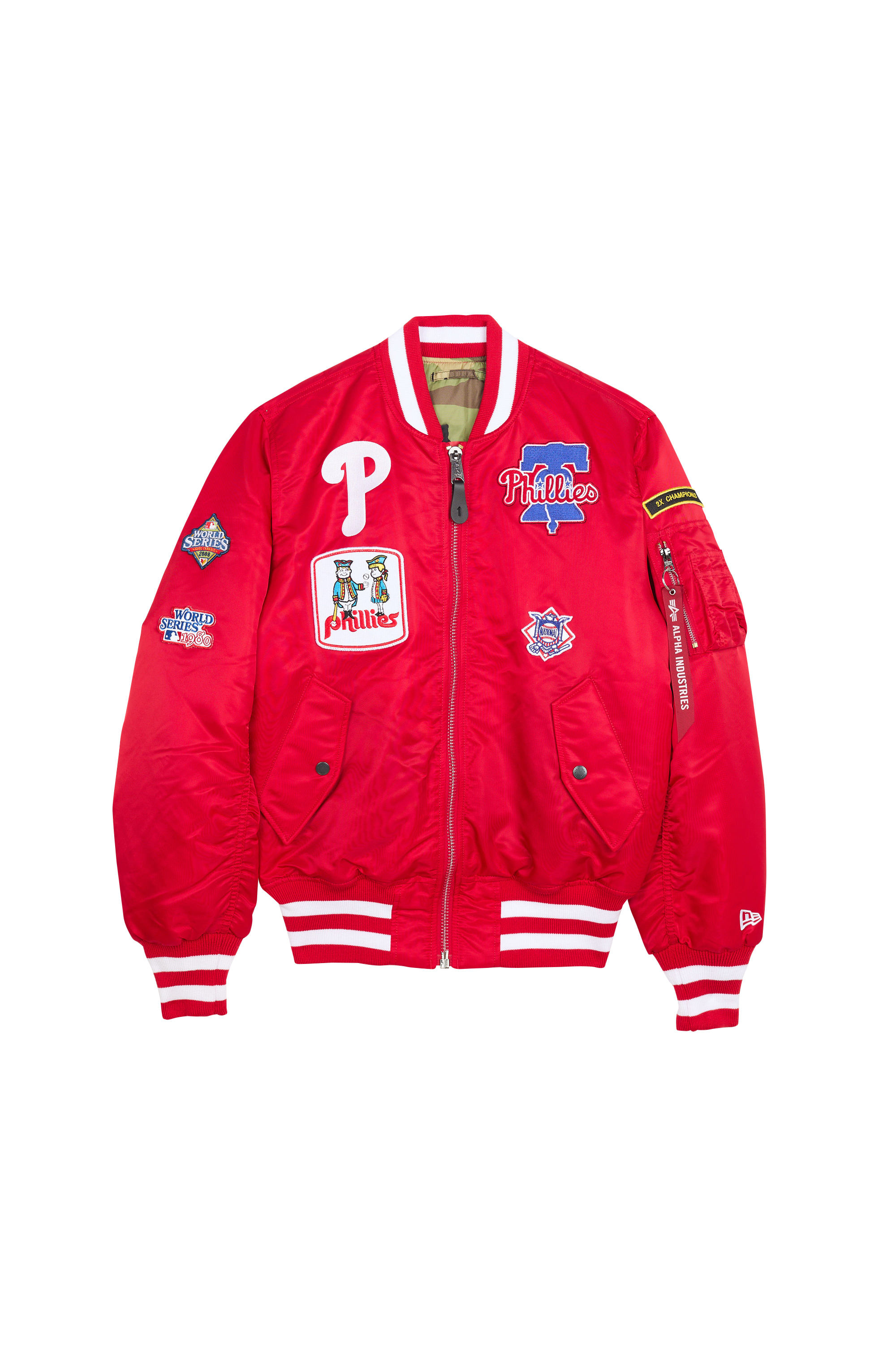 NEW ERA Bomber MA-1M  PHILADELPH Rouge