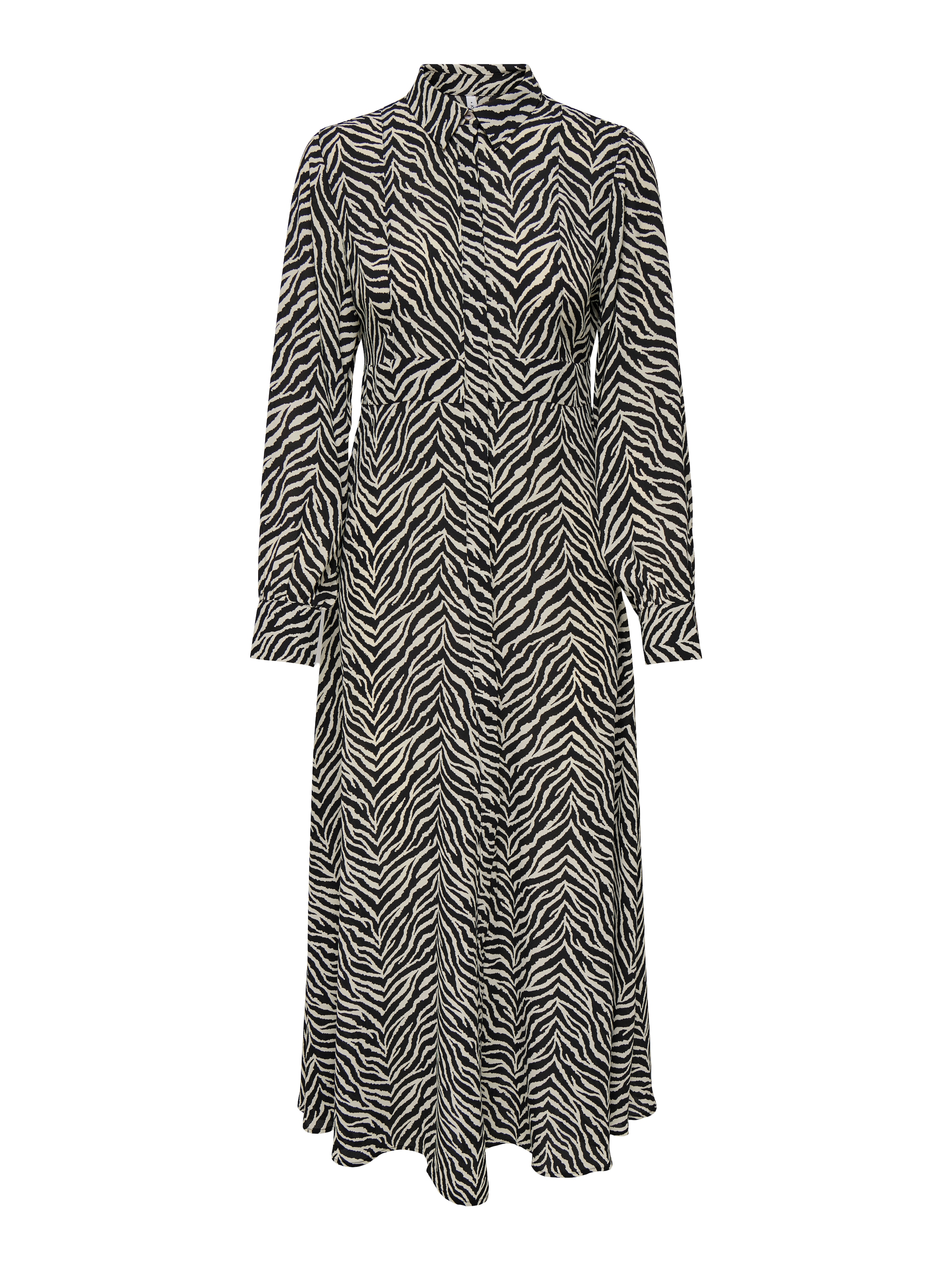ONLY Hemdblusenkleid »ONLHELEN LIFE L/S V-NECK MAXI DRESS PTM« Sommerkleid