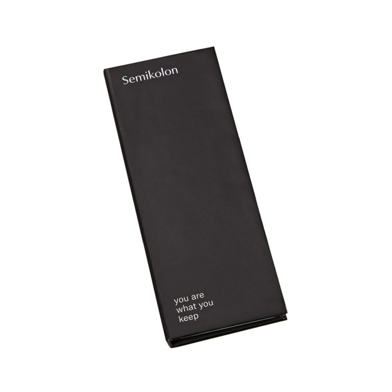 Semikolon Sticky Notes im Booklet, transparent