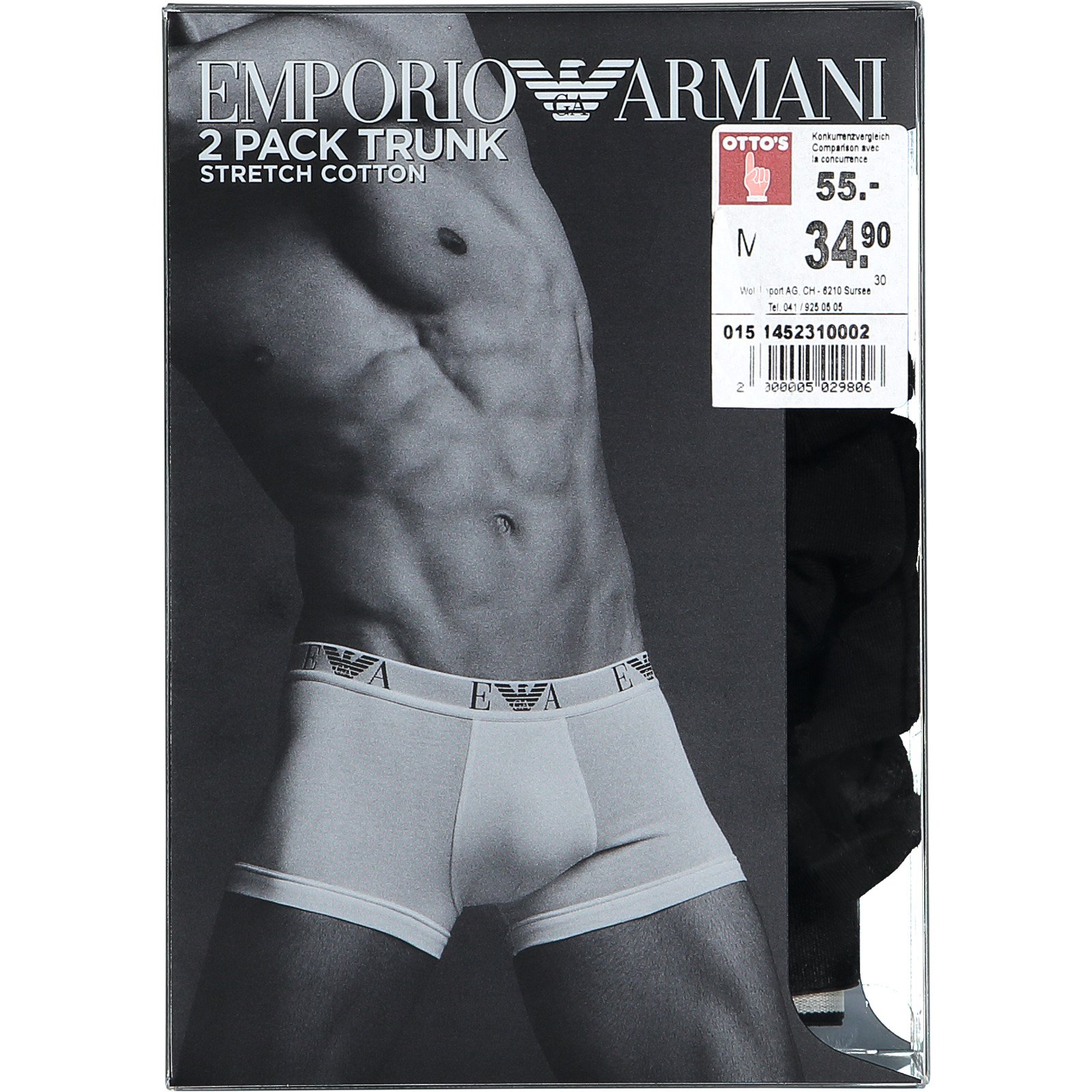 Armani Herren-Boxershorts, 2er-Pack