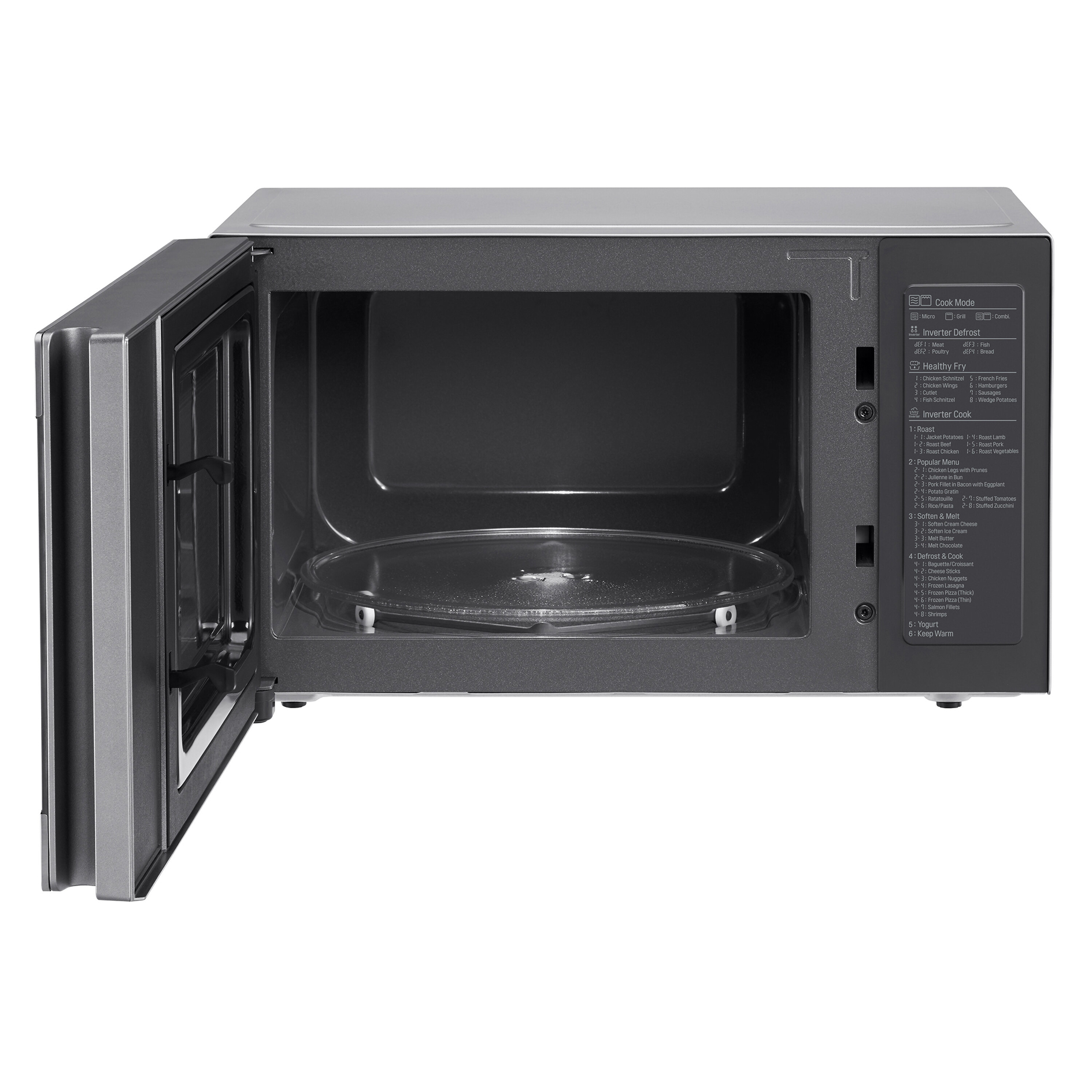 LG Mikrowelle MH6565CPS - Edelstahl - 25 Liter