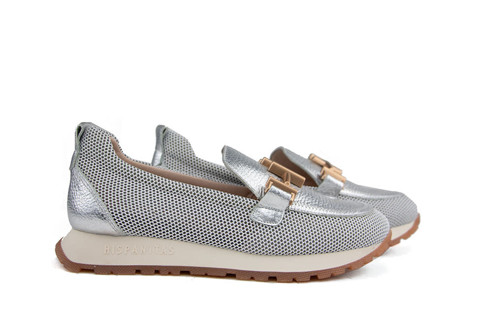 Hispanitas Loafer Kansas Boleromet White Silver