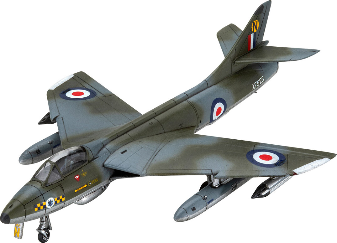 Revell - Hawker Hunter Fga.9 Fly Byggesæt - 1:144 - Level 3 - 03833