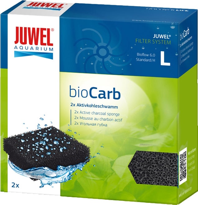 Juwel actieve koolstofspons bioCarb L 2 stuks