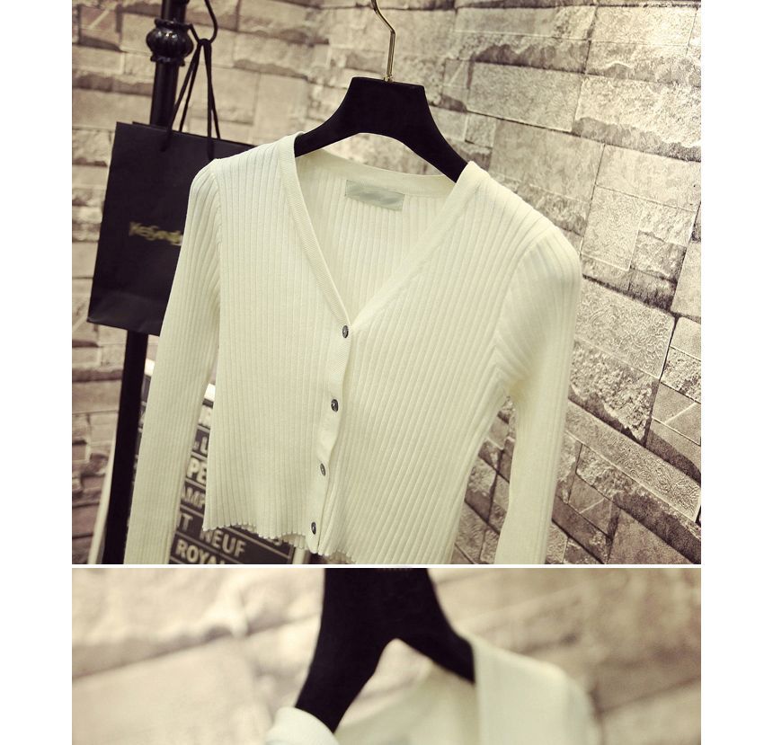 Yupina - Cropped geribbeld vest