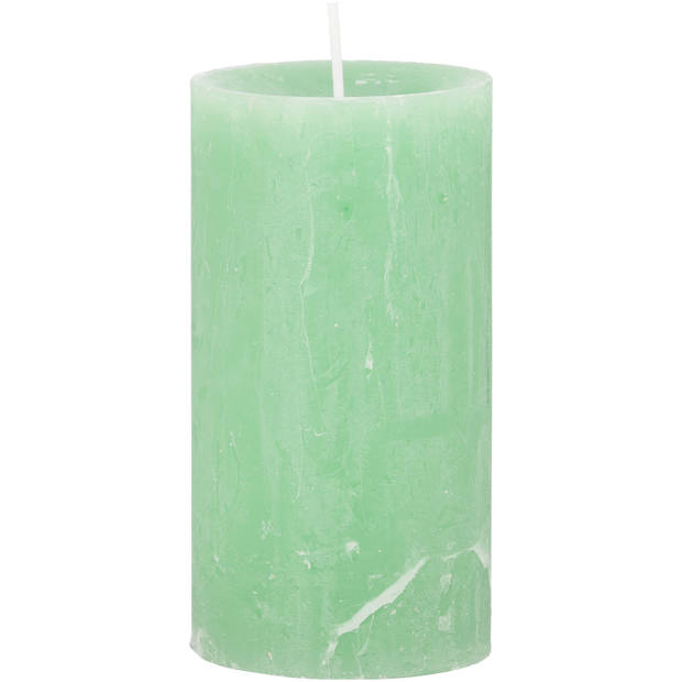 Blokker Rustieke Kaars - 7x13 cm - Zachtgroen