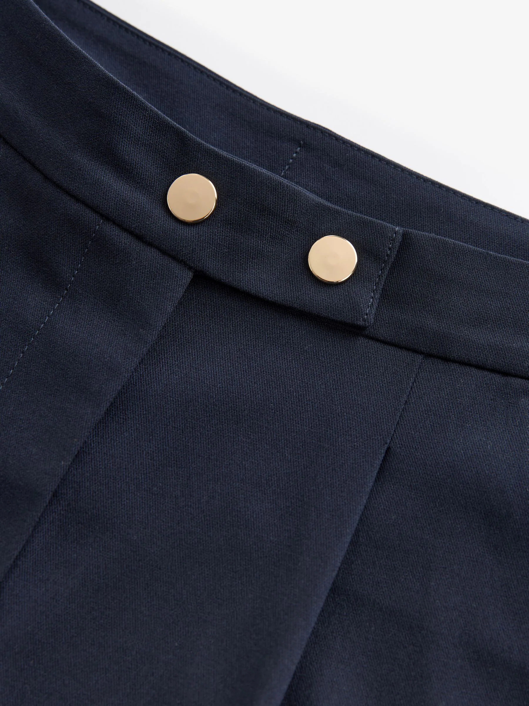 Marineblauw - Schoolbroek met wijde pijpen voor oudere kinderen (9-18 jr)